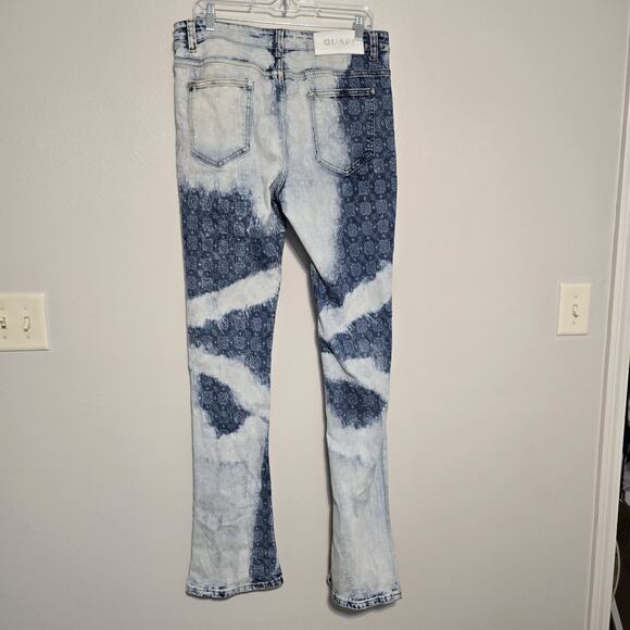 Guapi Jeans Blue With Guapi Pattern size 34 - Picture 3 of 5
